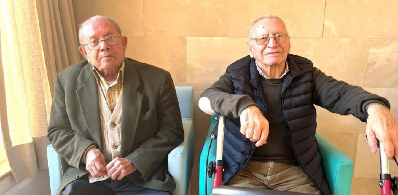 ❗️Два друга из Севильи встретились спустя 75 лет разлуки